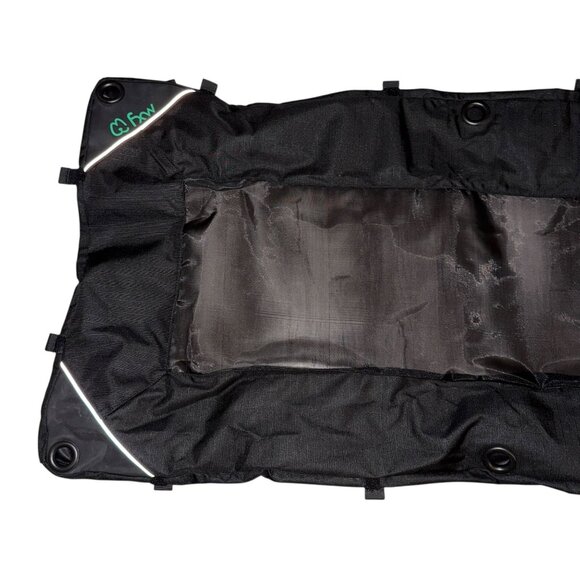 New Open FXW Dog Playpen Mesh Cover Top Black Fits 6 Panel 24" Height Visibility - Picture 2 of 8